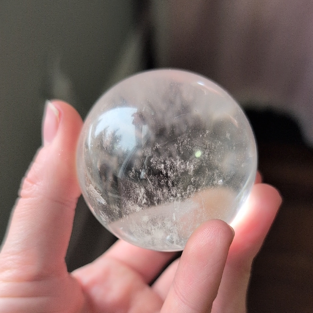 Clear Crystal Sphere